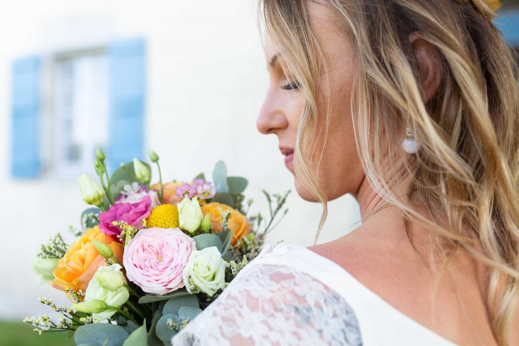 séance photo mariée Gîte le loustaou Saubrigues