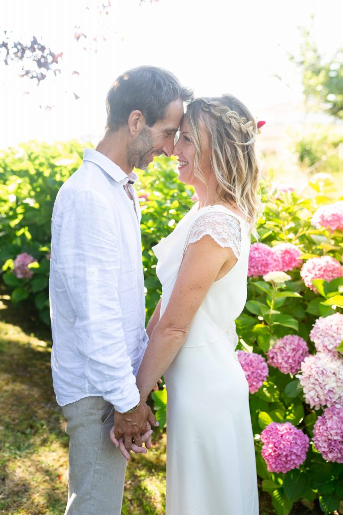 photographie couple mariage à Saubrigues