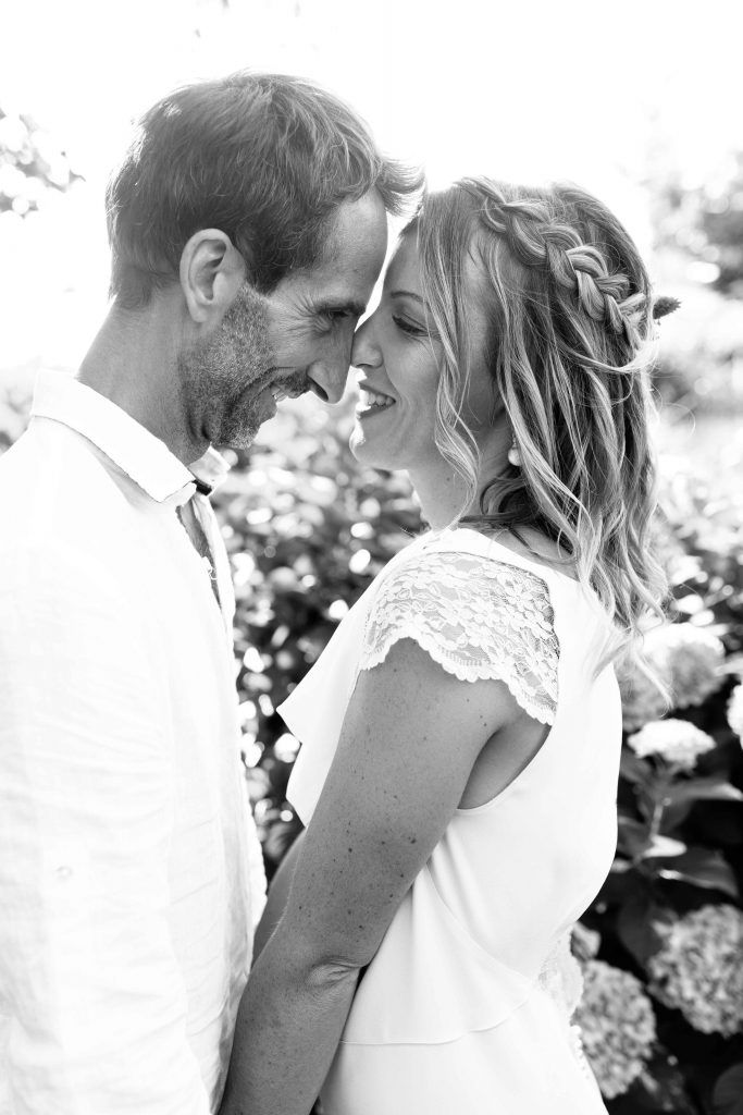 photographie couple mariage à Saubrigues