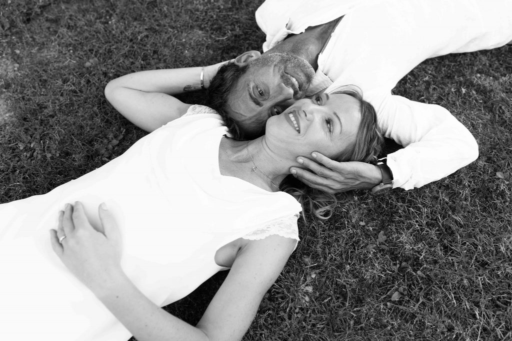 session photo mariage couple à Saubrigues