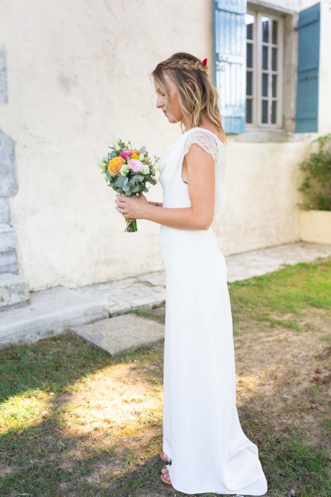 photographie mariée à Saubrigues