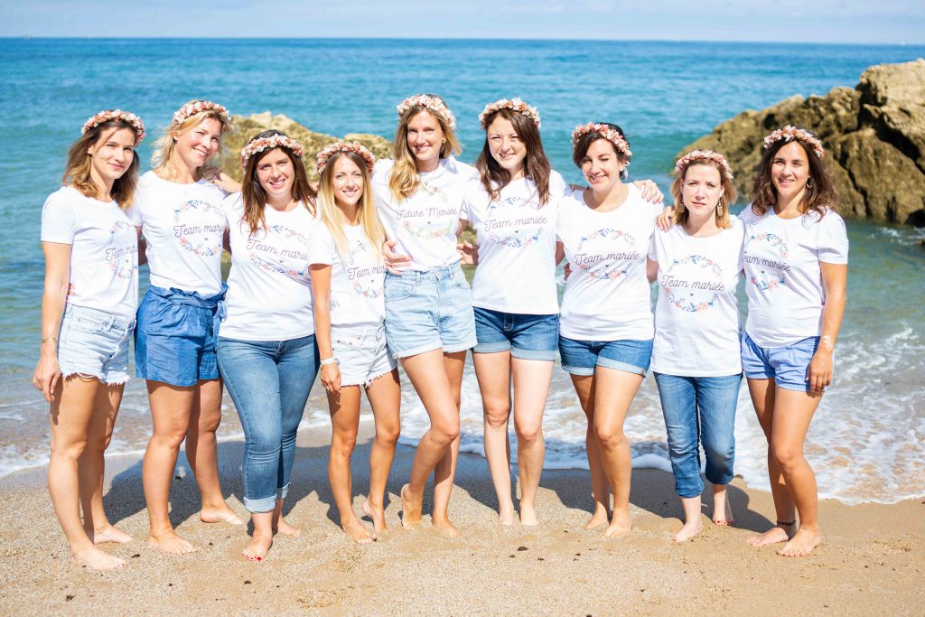 séance photo EVJF Ilbarritz Pays Basque