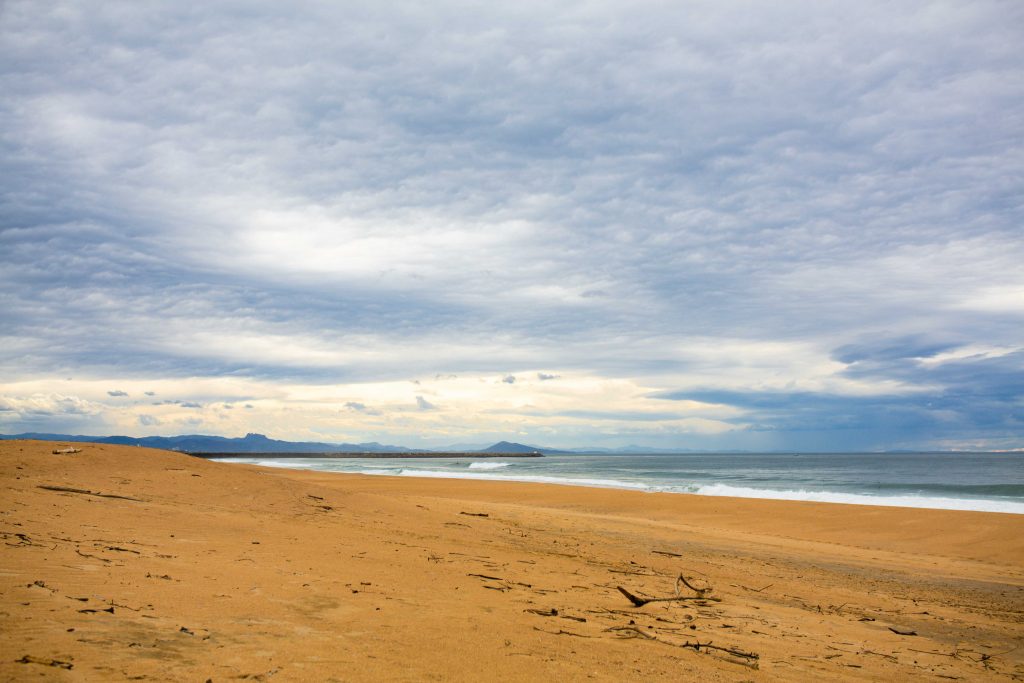 plage tarnos landes seance photo grossesse
