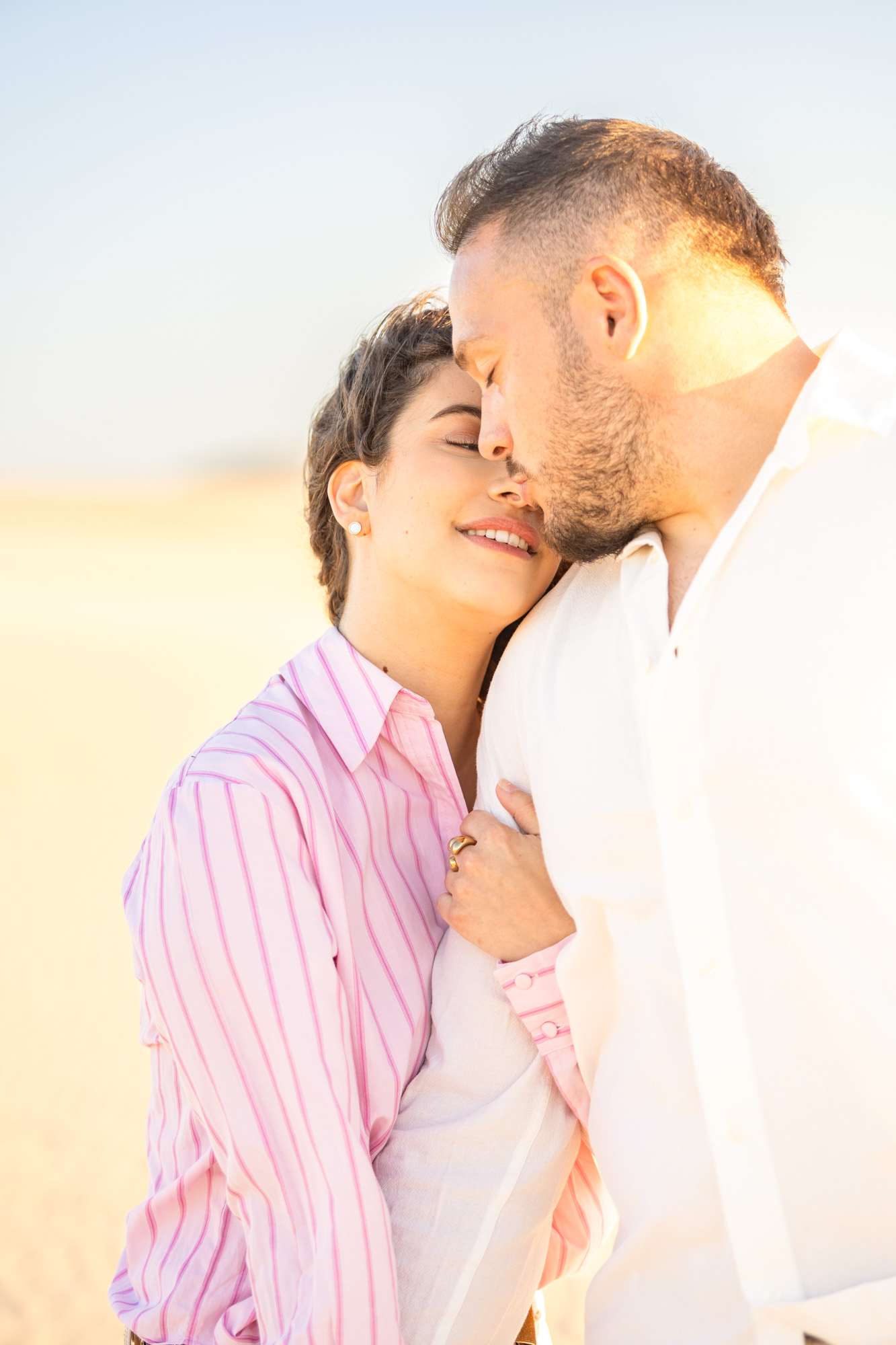 séance photo couple au Bassin d'Arcachon à la Dune du Pilat pour des souvenirs uniques en amoureux