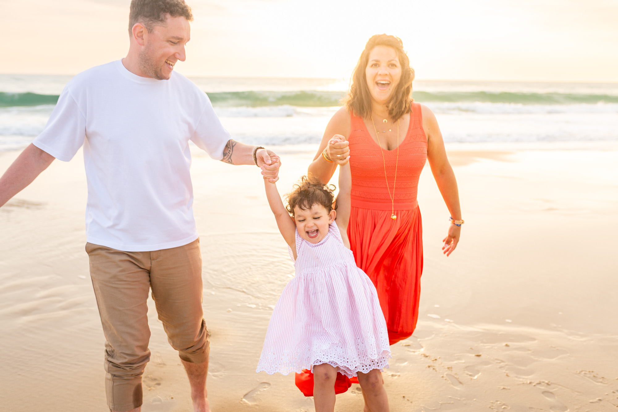 seance photo grossesse famille à Biscarrosse landes
