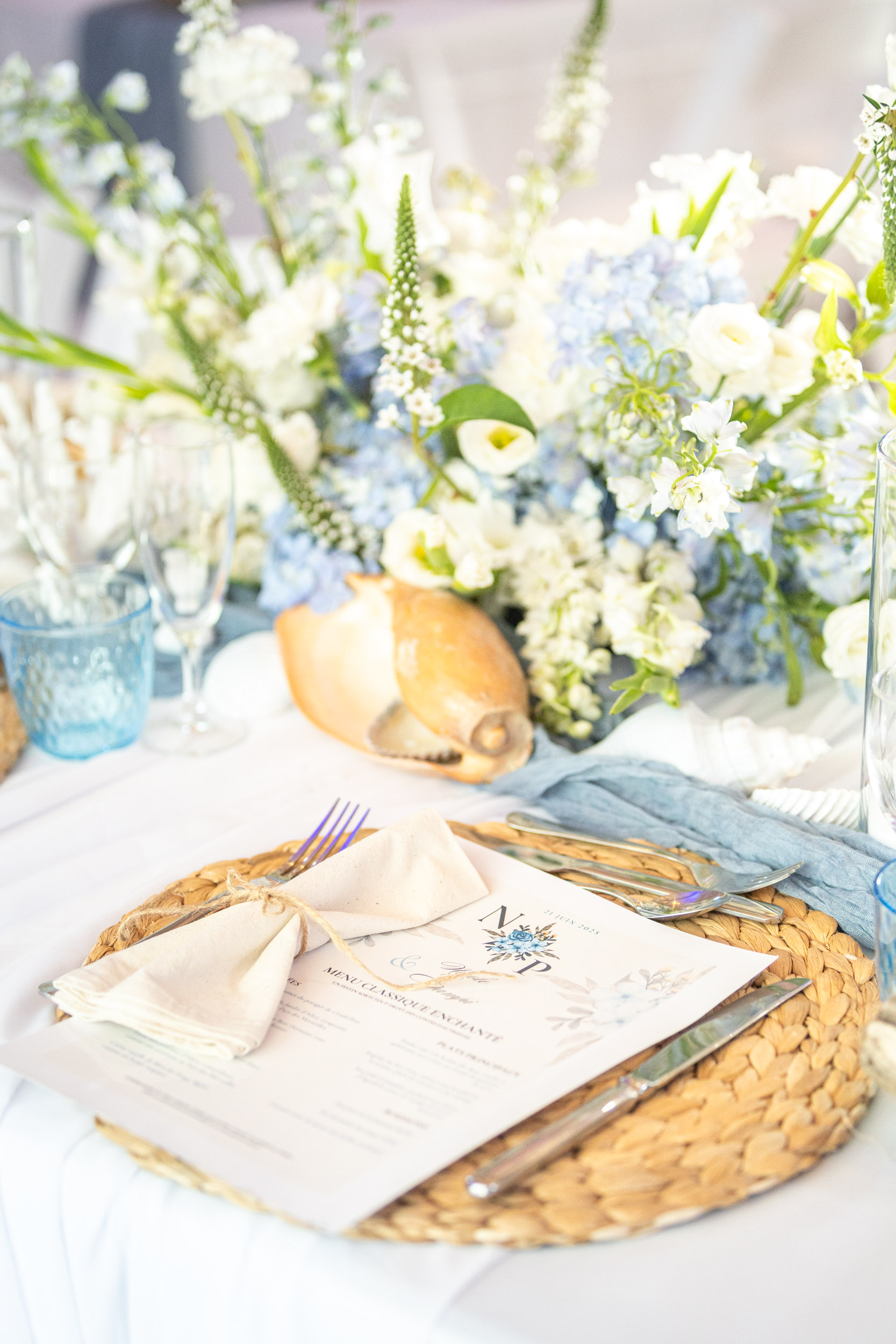 photographe mariage au Bassin d'Arcachon en Gironde 33 décoration entre terre et mer mariage