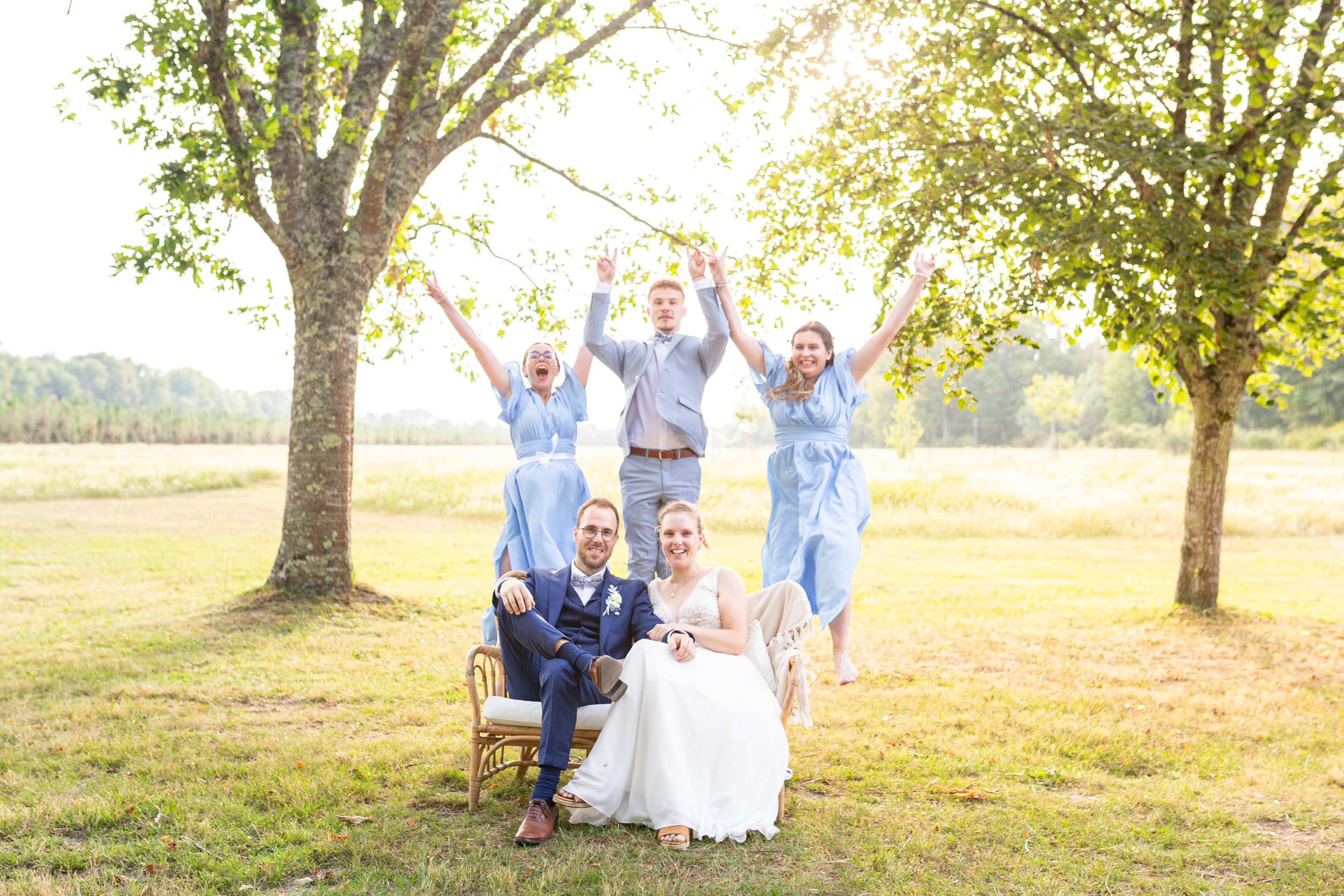 mariage chic et coloré au domaine de cap'bat dans les landes 40