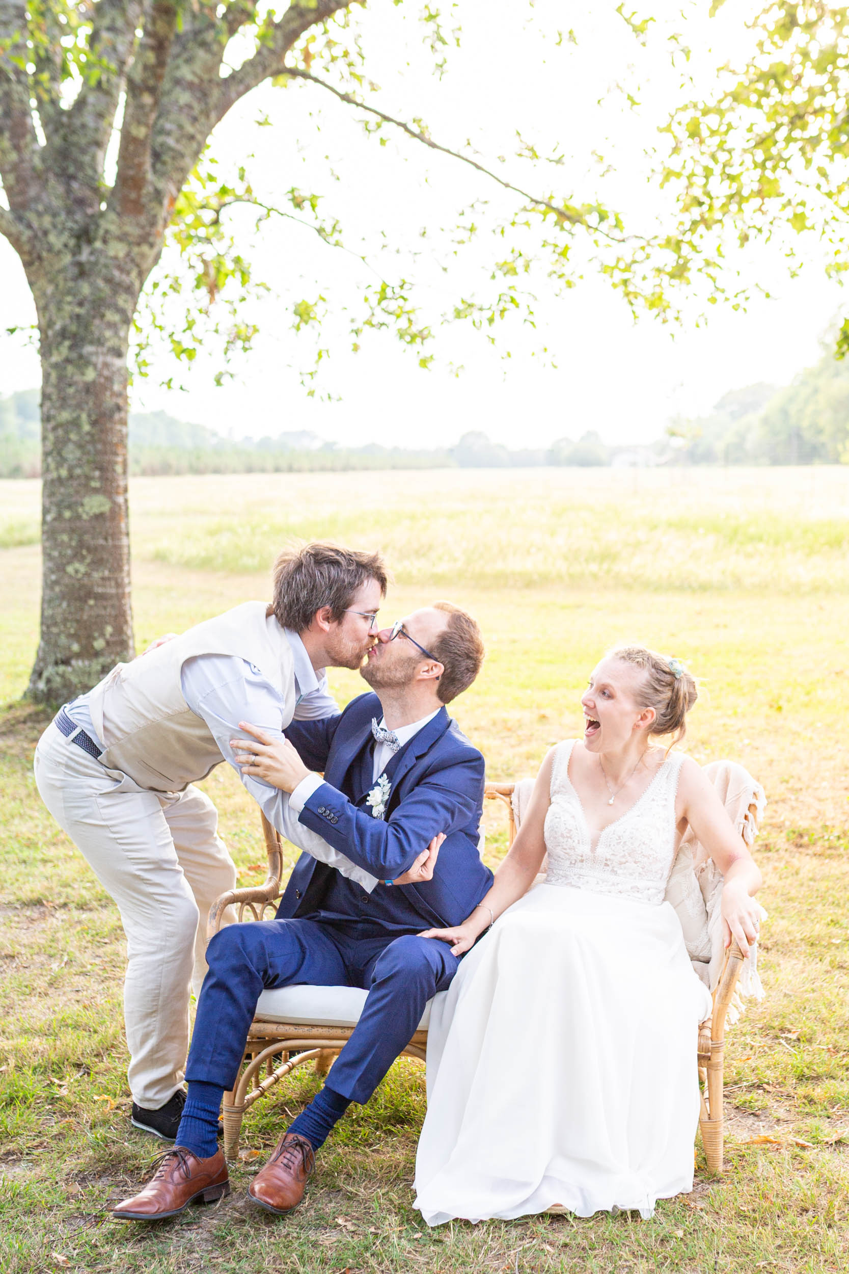 photographe mariage à saint perdon au domaine de cap'bat dans les landes