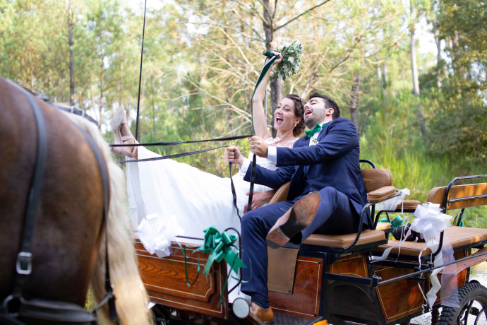 Mariage photo couple à Bougue dans les Landes