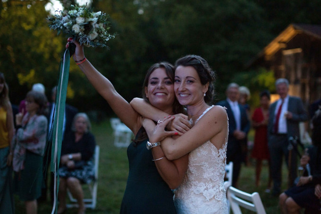 Photographe Mariage champêtre et bohème à Bougue dans les Landes