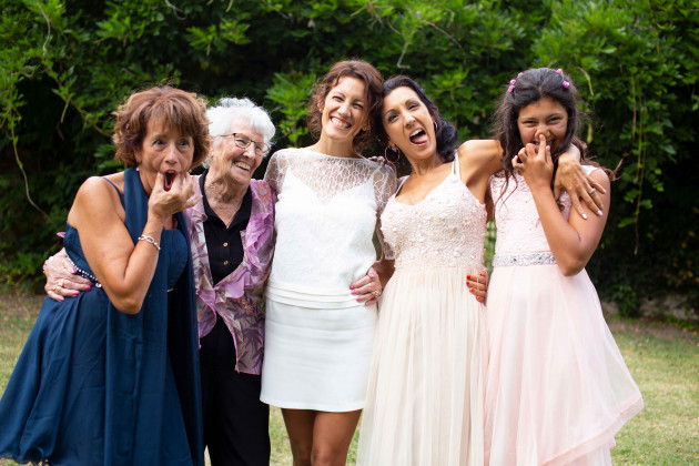 Séance photo groupe mariage à Roquefort 40