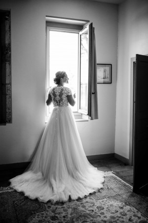 portrait de la mariee mariage château duviella photographe Mariage Mont de Marsan