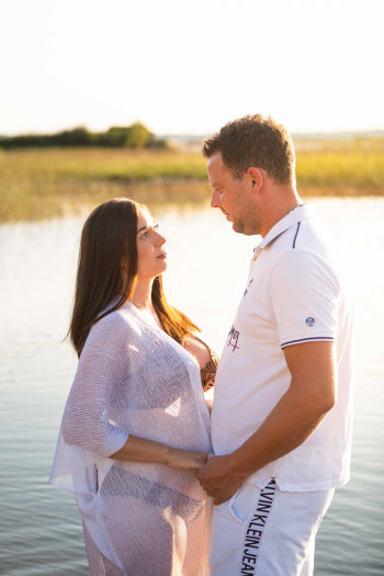 Photographe grossesse Biscarrosse Landes séance photo grossesse Biscarrosse Landes Laurie Perier Photographie