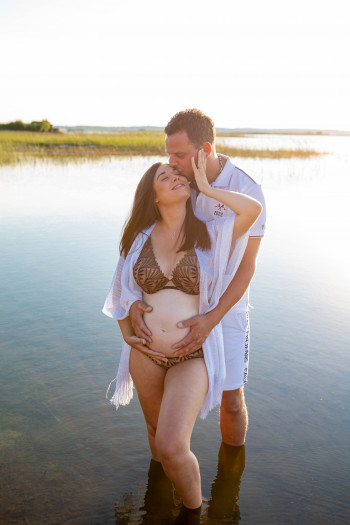 Photographe grossesse Biscarrosse Landes séance photo grossesse Biscarrosse Landes Laurie Perier Photographie