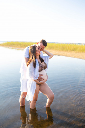 Photographe grossesse Biscarrosse Landes séance photo grossesse Biscarrosse Landes Laurie Perier Photographie