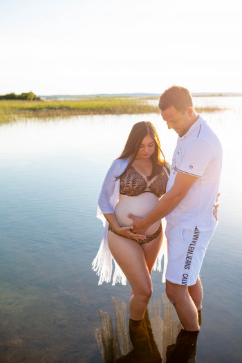 Photographe grossesse Biscarrosse Landes séance photo grossesse Biscarrosse Landes Laurie Perier Photographie